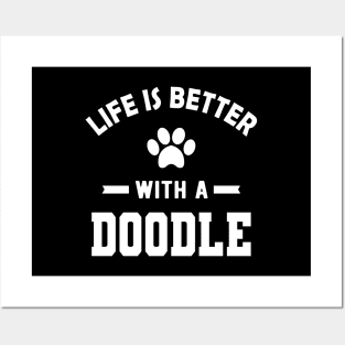 Doodle Dog - Life is better with a doodle Posters and Art